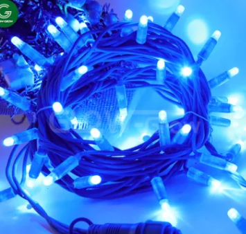 Outdoor Christmas Flashing LED String Lighting for Xmas Commercial Building Holiday Festive House Palm Tree Wedding Decoration