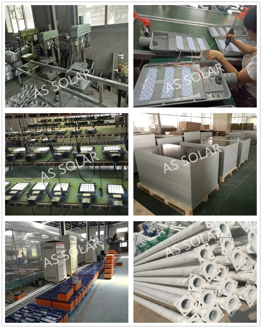 100W High Power All-in-One Integrated Solar Street Lights