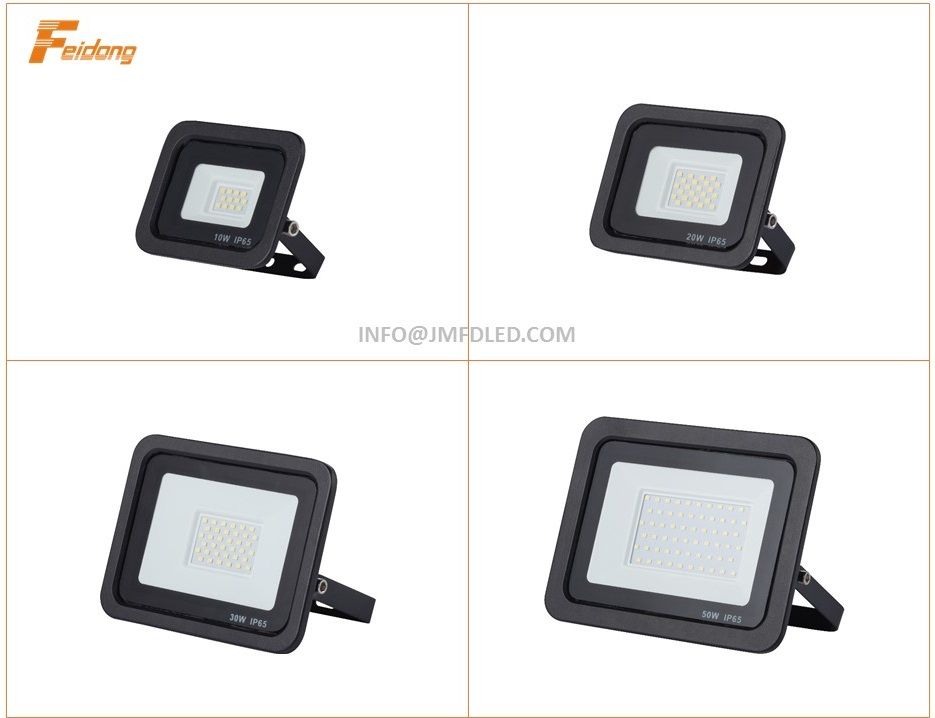 10W-300W 75% Power Slim LED Flood Light Dob AC220-240V