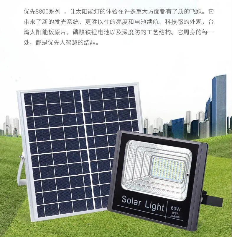 10W High Lumen LED Solar Spot Light with Remote Control
