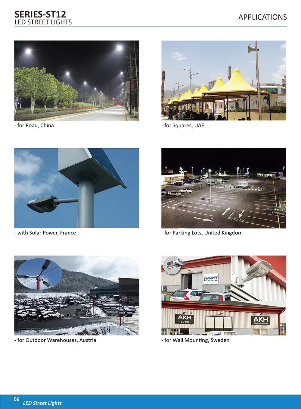 150W LED Street Light with High Lumen Efficiency