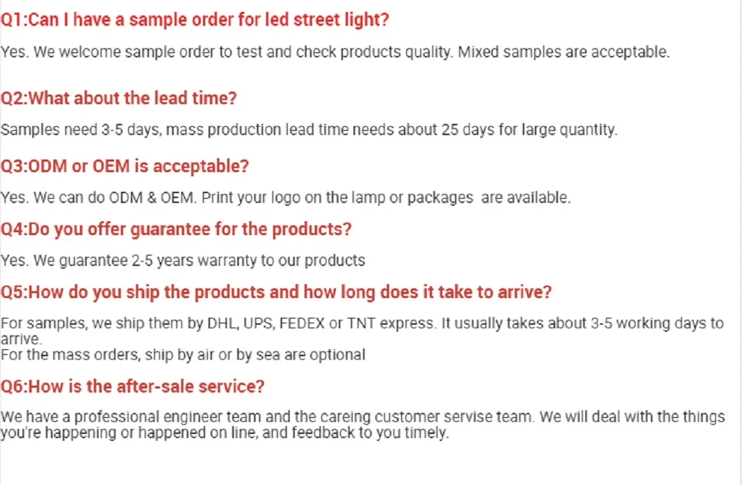 155lm/W 20W 40W 60W 80W 100W 120W 150W 180W 200W 240W LED Shoebox Street Light