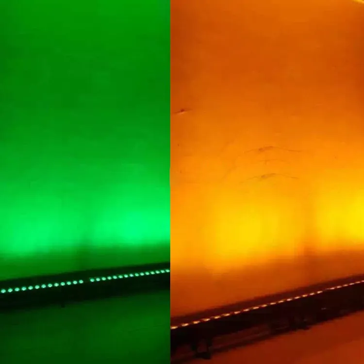 18X10W RGBW Full Color Outdoor LED Wall Wash Bar Light From Gbr