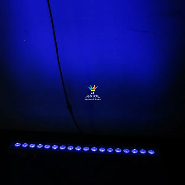 18X18W RGBWA UV 6in1 IP65 Outdoor LED Lights Wallwasher