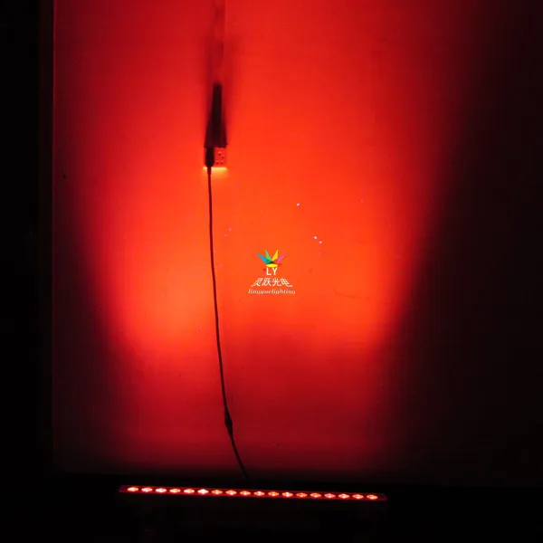 18X18W RGBWA UV 6in1 IP65 Outdoor LED Lights Wallwasher