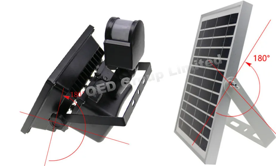 2 Years Warranty IP65 10W Solar Power LED Floodlight