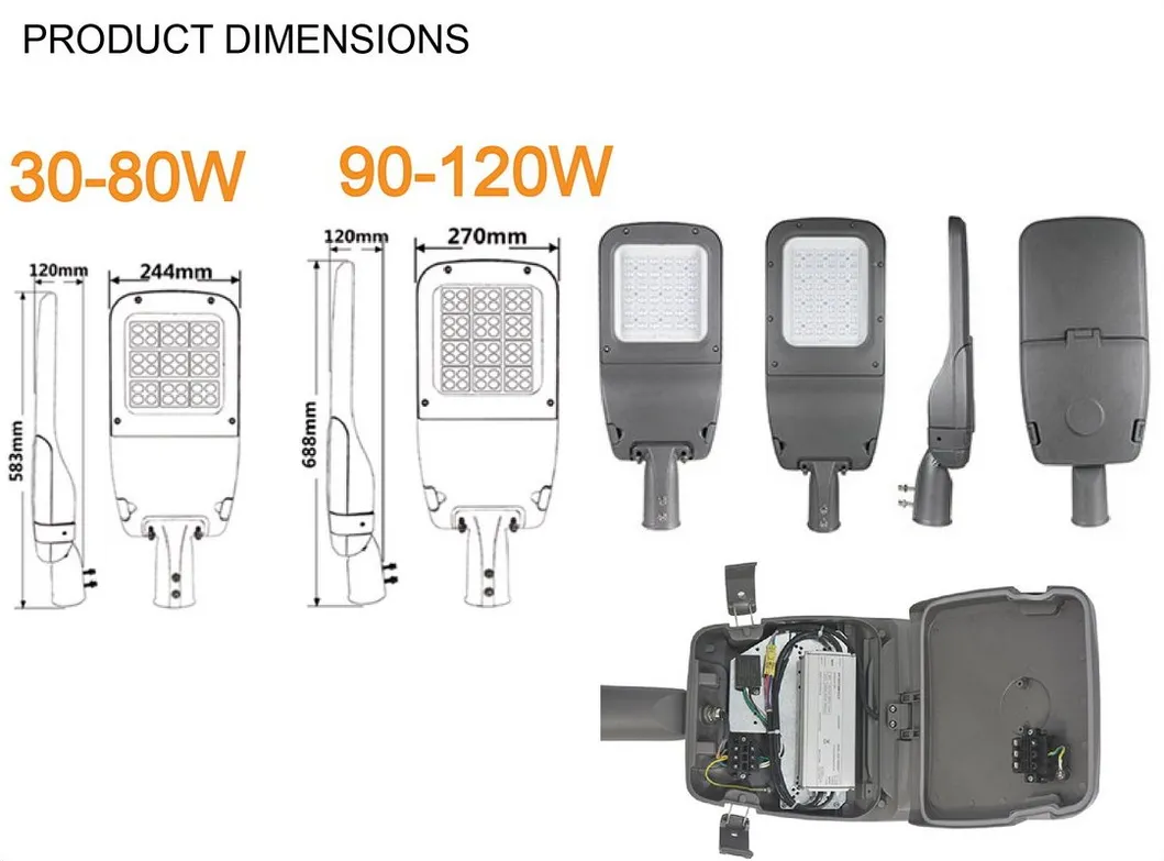 2020 LED Public Outdoor Street Light with High Quality for Road Parking Lot