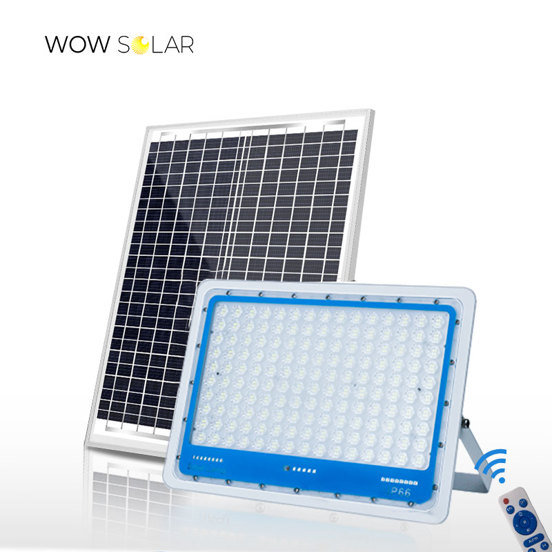 2021 Newest Design LED Flood Light Solar Lights IP66 Waterproof 300W Lawn Camping