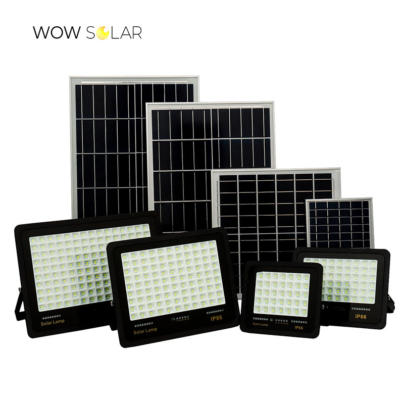 2021 Newest Design LED Flood Solar Lights IP66 Waterproof 300W Garden Light