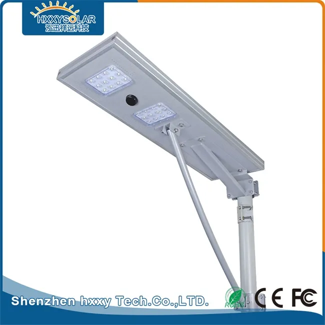 25W Aluminum Integrated All in One Motion Sensor LED Solar Street Light