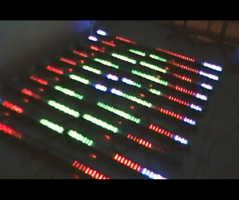 3row 8pixels LED Bar LED Wall Washer Light