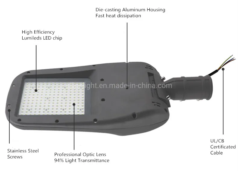 5 Year Warranty 100 Watt LED Street Light Street LED Lights