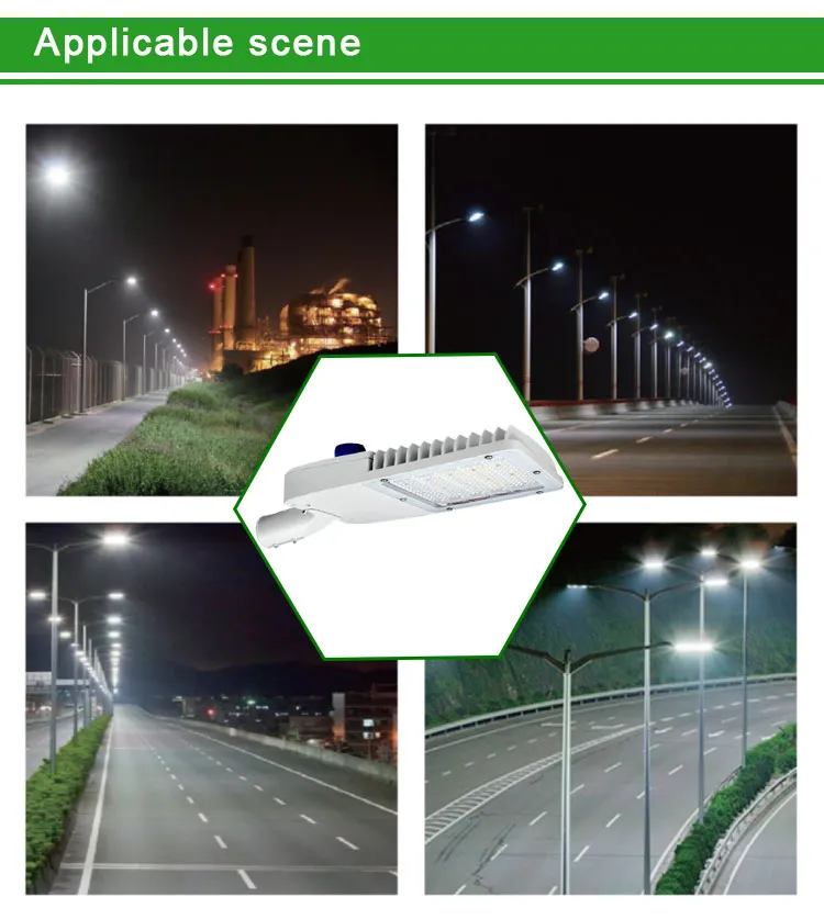 5 Years Warranty 2700K-6500K Meanwell Driver SMD 120W Outdoor IP66 Ik10 LED Lamp LED Street Light