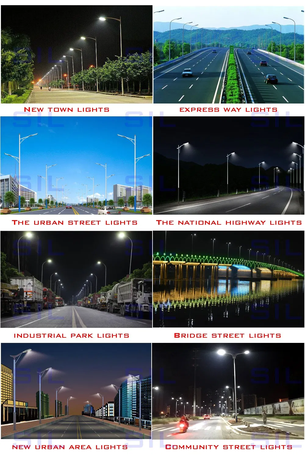 5 Years Warranty Adjustable Cantilever 300 Watt Highway LED Street Light