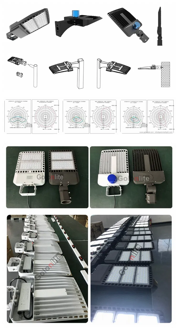 5000K 6500K Street Slip Fit LED Parking Lot Light 150W