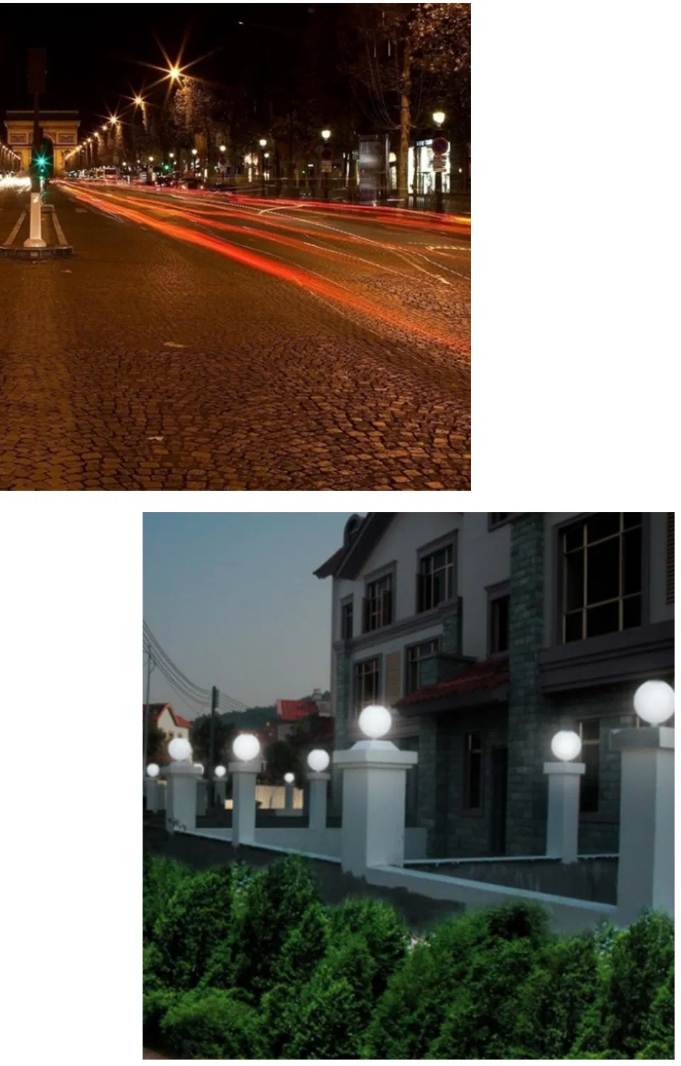 60W E39 Solar Garden Lights Retrofit LED