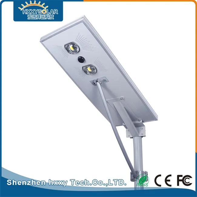 70W Outdoor Integrated Solar Garden Aluminium LED Street Light Body