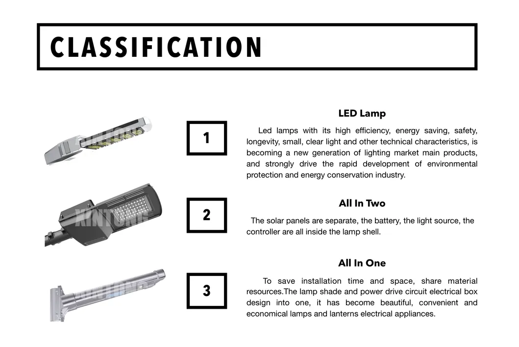 All in One 100W Cobra Head LED Solar Street Light Lamp