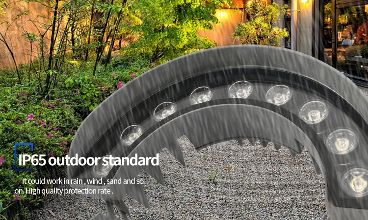 Aluminium Outdoor IP65 9W 12W RGB Decortion Palm Neon LED Hug Tree Lights