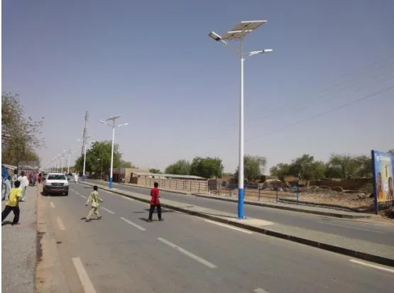 Baode Lighting 8m60W New Solar LED Street Light CREE Chip