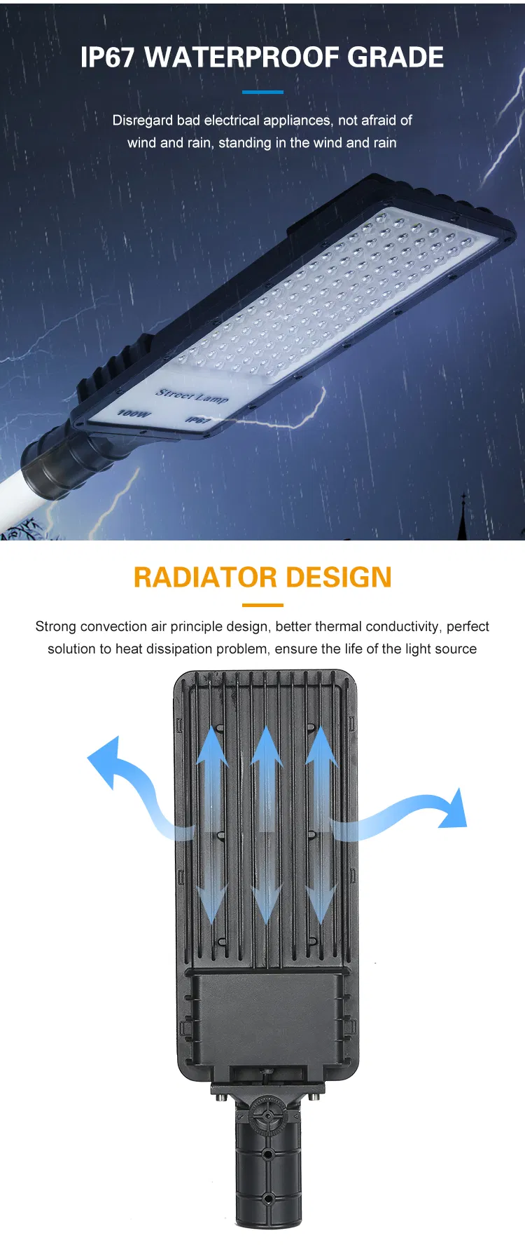 CB Ec TUV Certification Road Project Lighting Street Light 150W