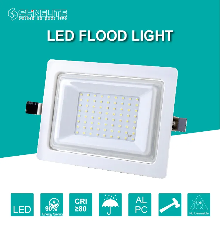 Ce RoHS IP65 Linear 30W/50W/100W Outdoor LED Flood Light