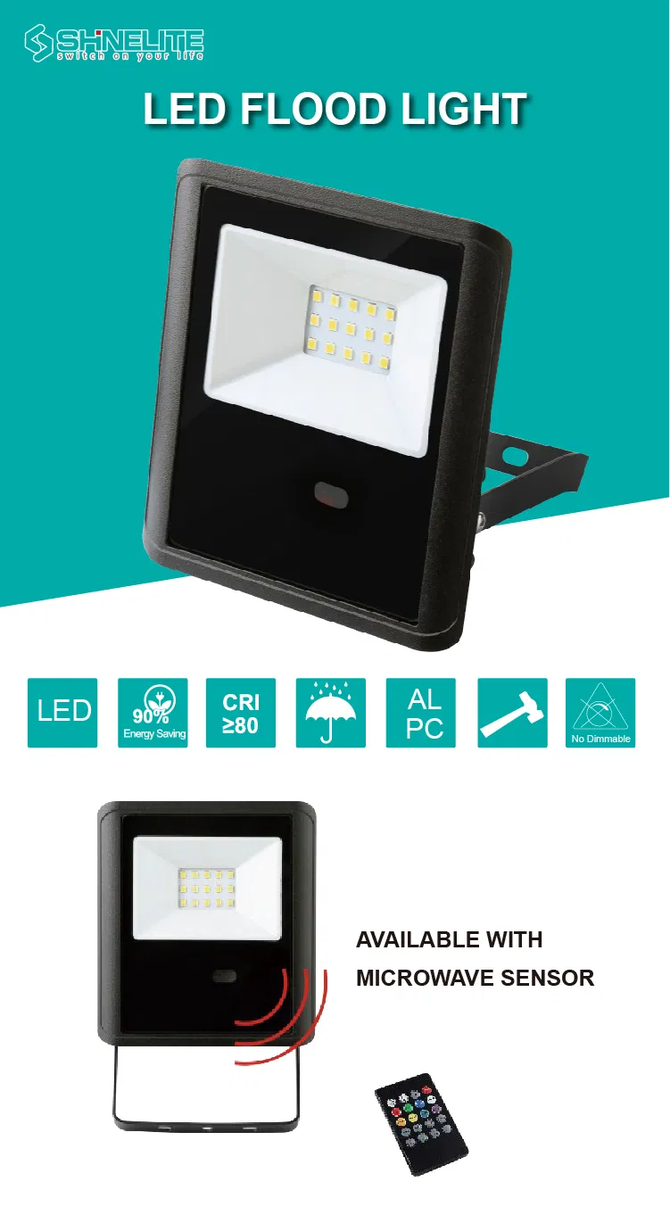 Ce RoHS IP65 Linear 30W/50W/100W Outdoor LED Flood Light