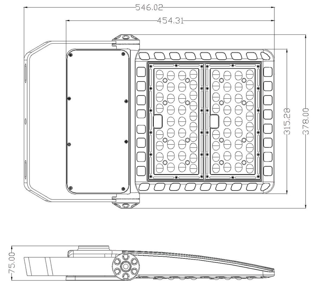CE RoHS SAA TUV ETL Approved LED Street Lamps High Efficiency 135-140lm/W LED Road Lights Streetlight IP66 Waterproof 3000K 4000K 5000K 5700K 6500K