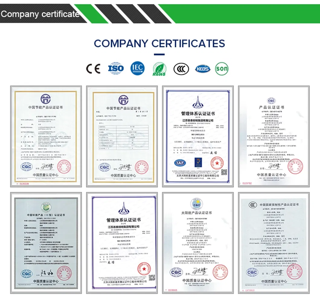 China Manufacturer Ce Certificates Solar Power Street Lamp Post Outdoor Luminaries