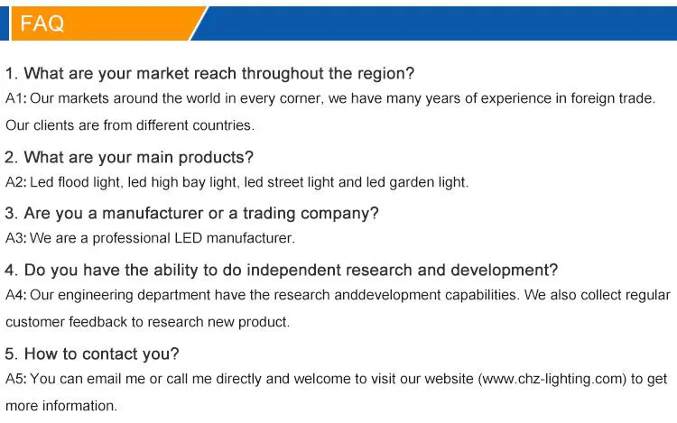 Chz-Lighting High Mast LED Spotlight Waterproof IP66 Outdoor LED Flood Light