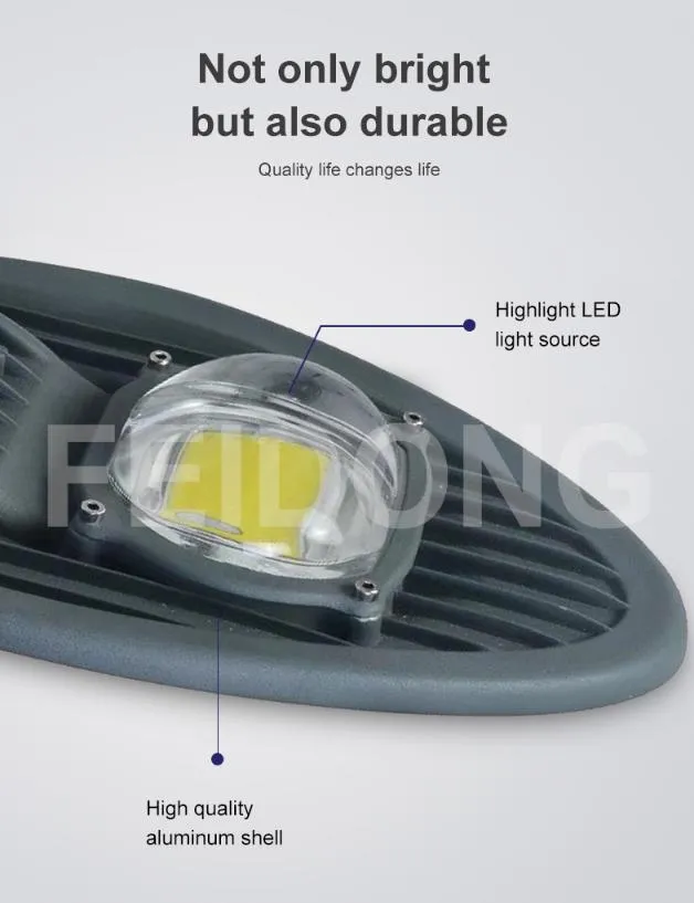 COB 150W 200W for Road Street High Lumen LED Street Lights