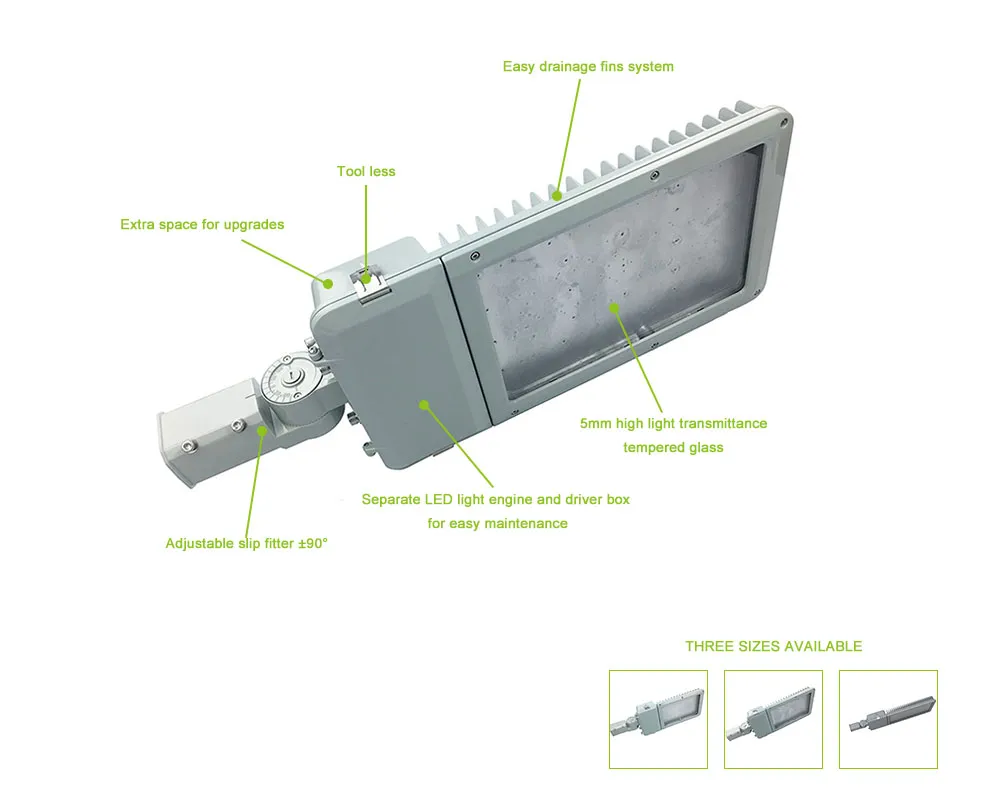 Die-Casting LED Street Light Housing Mlt-Slh-Bm-II