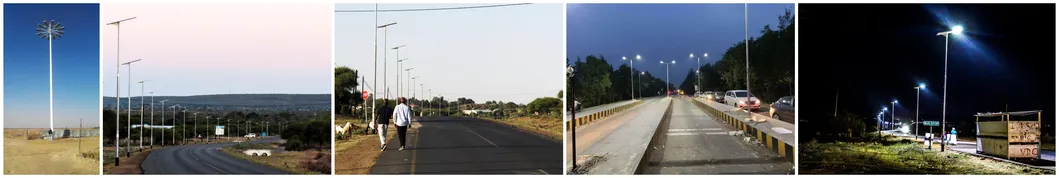 Factory Wholesale High Quality 60W All in One Solar LED Street Lamp Integrated LED Solar Power Light with Radar Sensor