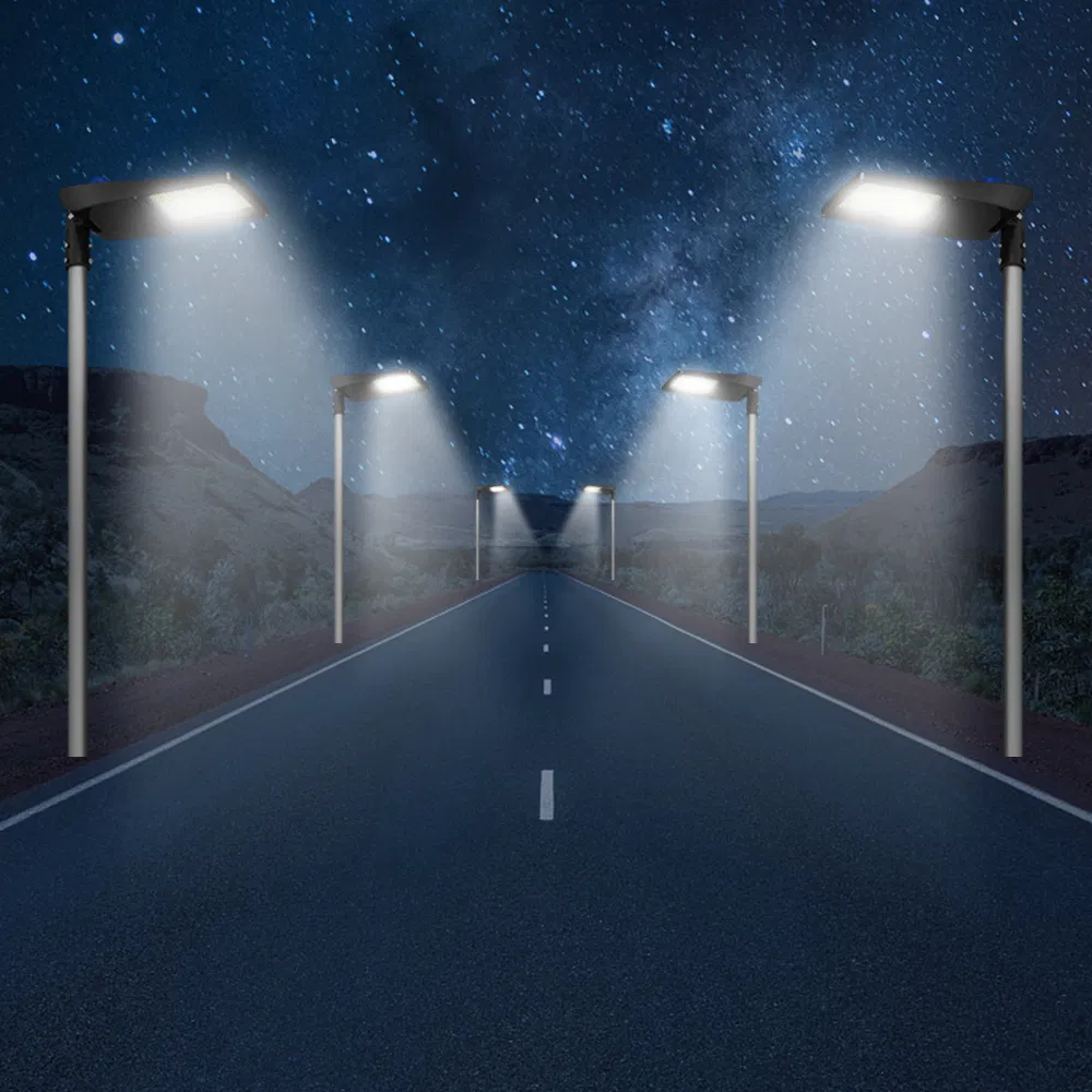 High Class Super Brightness Waterproof IP65 Wall Mounted 100 200 300 Watt All in One LED Solar Street Light