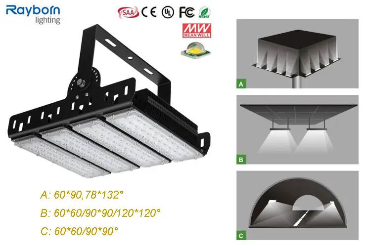 High Power 100W 200W 150W 300W Outdoor Waterproof Super Bright LED Flood Light (RB-FLL-200WSD)