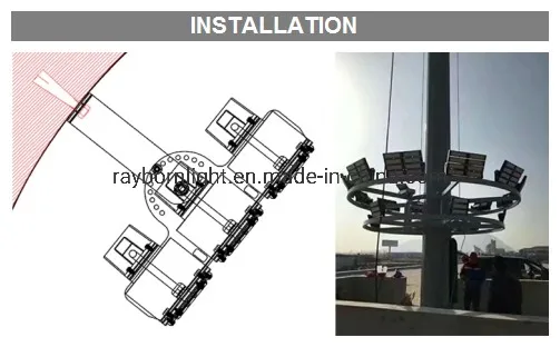 High Power Floodlight LED 100W/150W/200W/300W/400W 500W 800W IP66 LED Outdoor Projector Lamp with Tennis Court Stadium Parking Sports