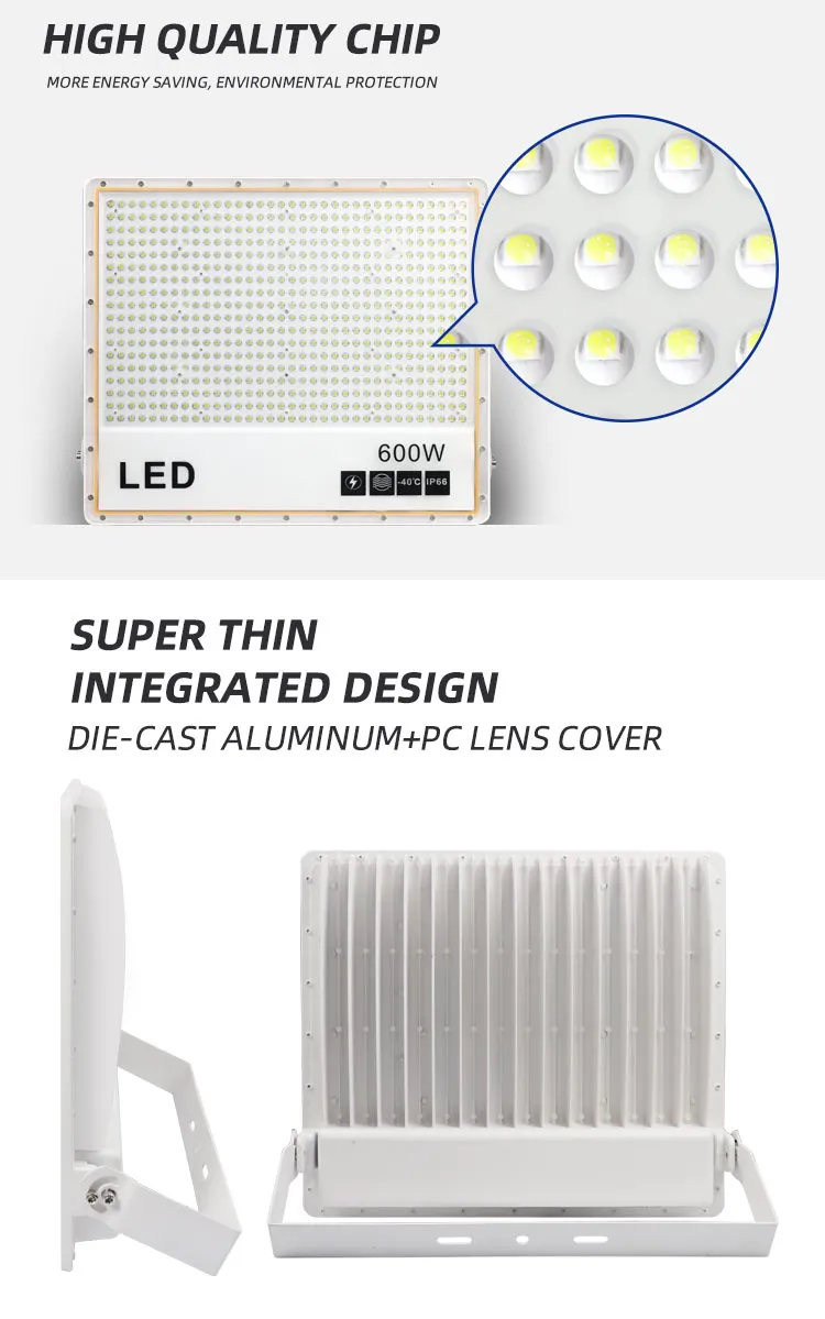 High Power LED Light Outdoor Light 30W 50W 150W 200W 300W 400W 500W 600W 100W LED Flood Light LED Floodlight