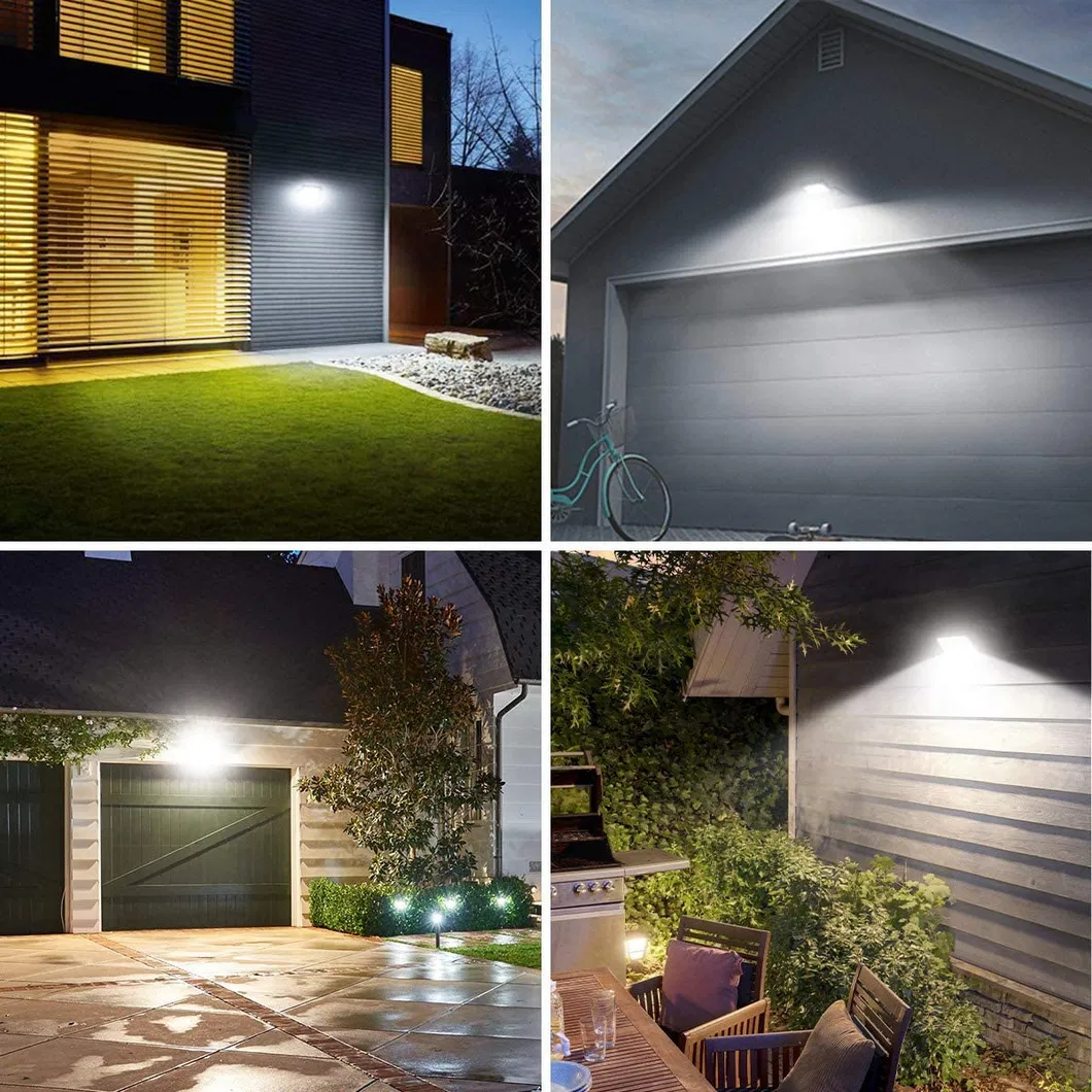 High Quality IP65 50W Outdoor Lighting High Power Waterproof High Power Garden Yard Three Security Lights, 200W Incandescent LED Flood Light