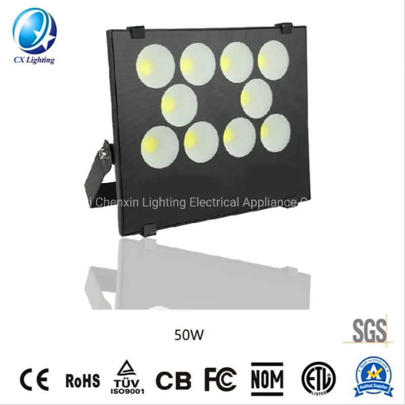 Hot Sale 10W 25W 40W 60W 100W 200W 300W Outdoor Lighting Projector Solar LED Flood Light