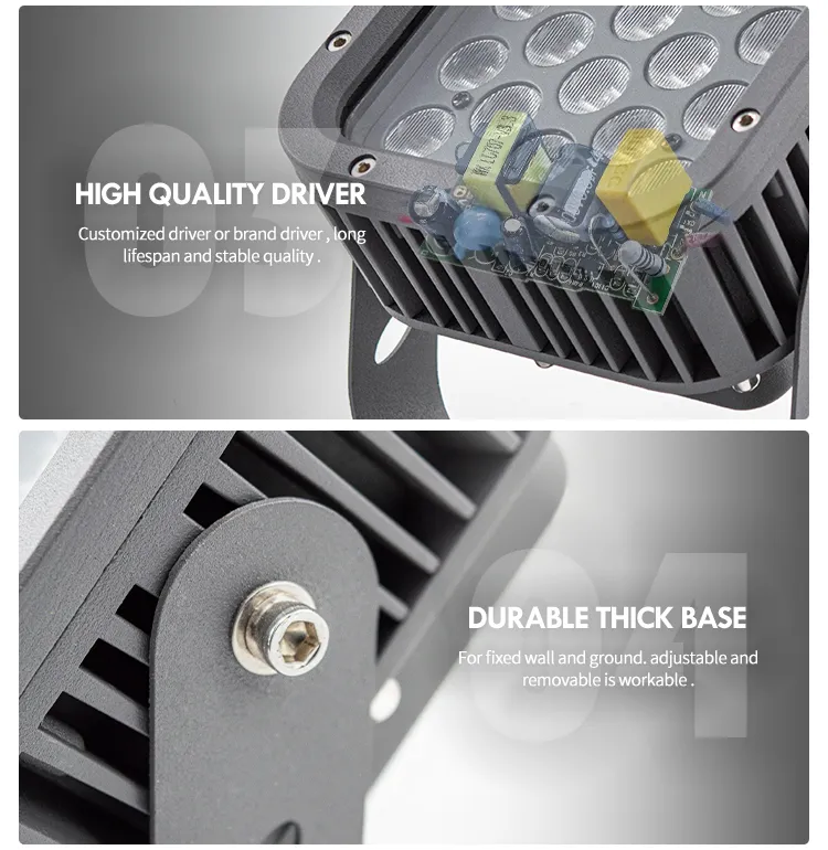 Hot Sales Square Al+Tg High Lumen IP65 LED Flood Spot Light Uesd for Gas Station or Indoor Venues Mall