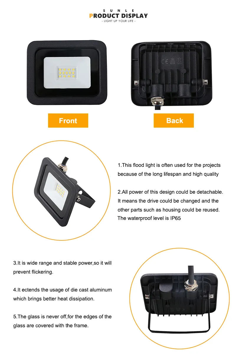 IP65 Outdoor Concert Square Factory LED Flood Light 300W