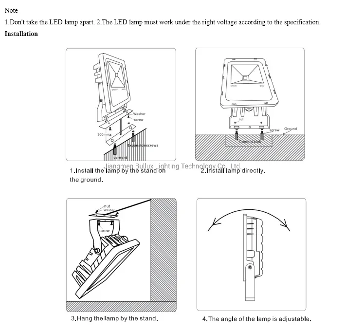 IP66 100W LED Flood Light, LED Garden Light, Tunnel Light, Spot Light, LED Floodlight