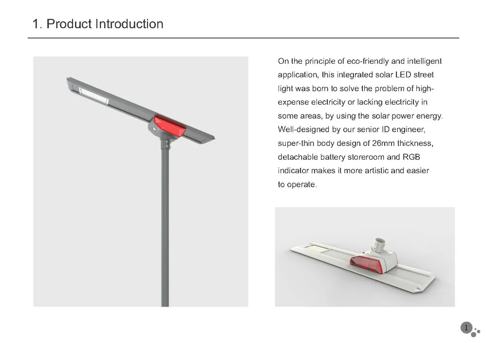 Ist7 Integrated Solar Street Light