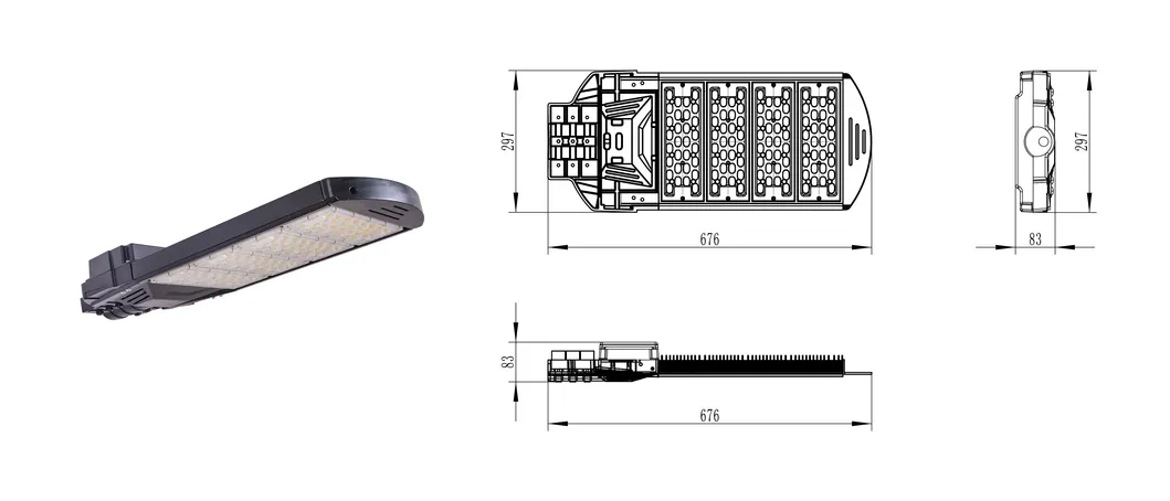 JYL02D 240W LED Street Light