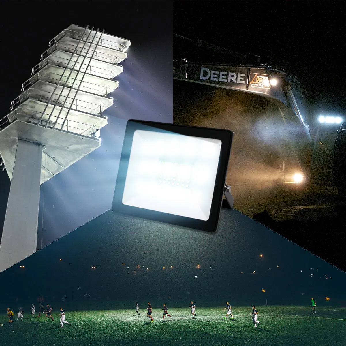 LED Flood Light Factory Direct 10W-200W High Power High Lumen LED Floodlight for Outdoor/Indoor Lighting Chinese Manufacturer Cheap Price High Quality