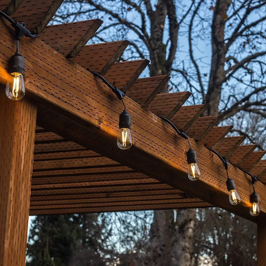 LED Outdoor String Light with S14 LED Bulbs High Quality