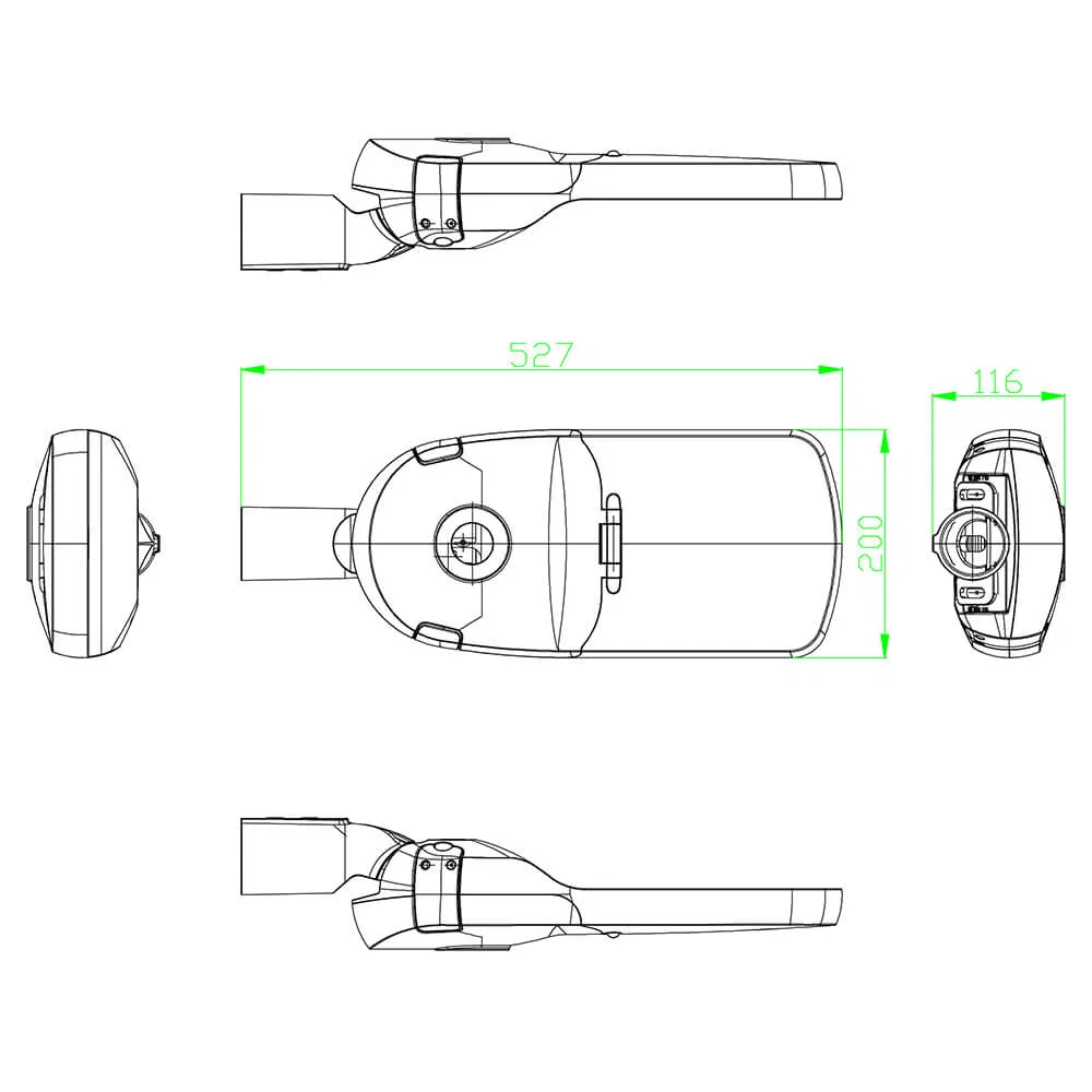LED Street Lamp Body