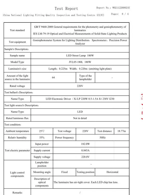 Long Life Span 6000h No Decay LED Street Light