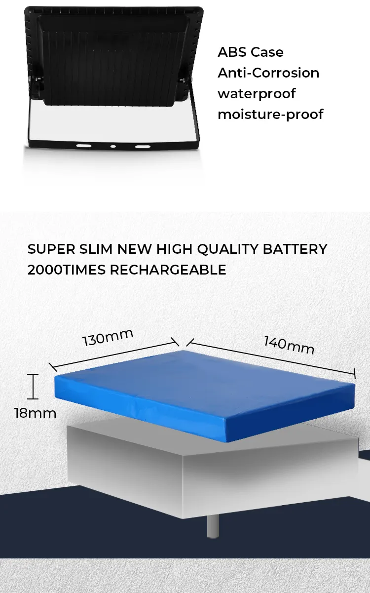 Manufacturer OEM ODM Popular 300W LED Solar Light Garden Waterproof IP65