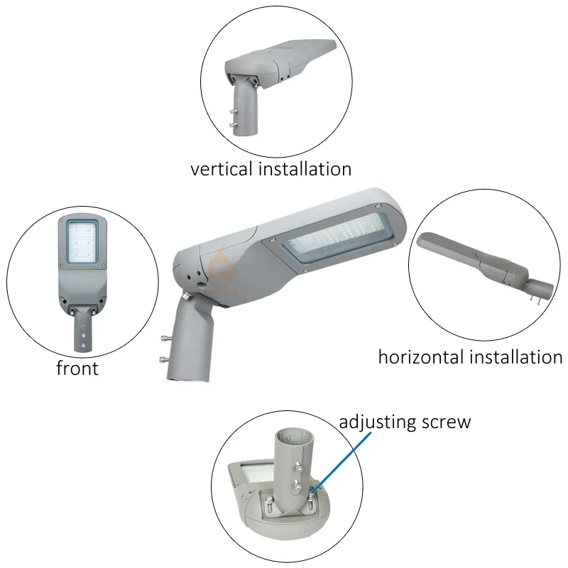 50-250W Intelligent LED Street Light for Outdoor Highway Main Road Lighting with Photocell Smart Control System
